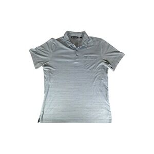 Travis Mathew Shirt Adult Extra Large Light Blue Polo Pullover Pima Golf Mens